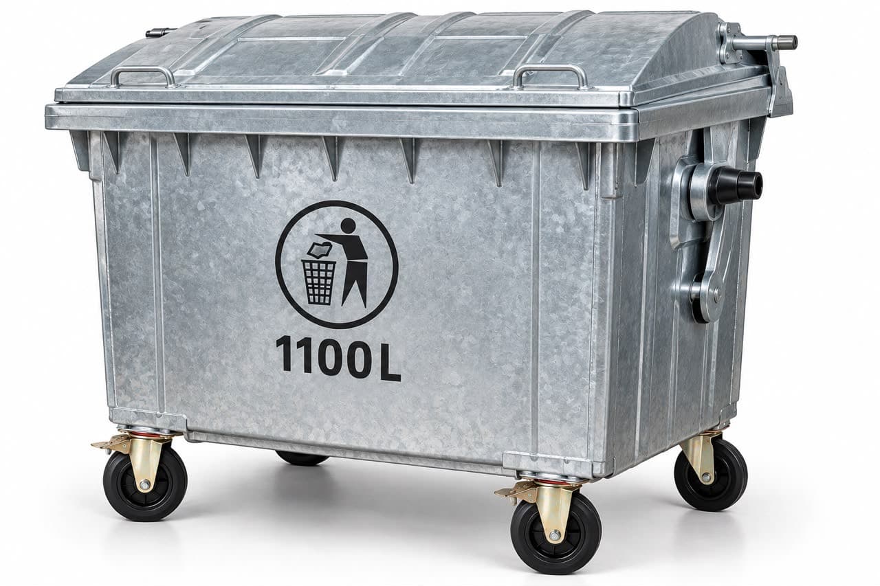 1100 Liters Plastic Bin
